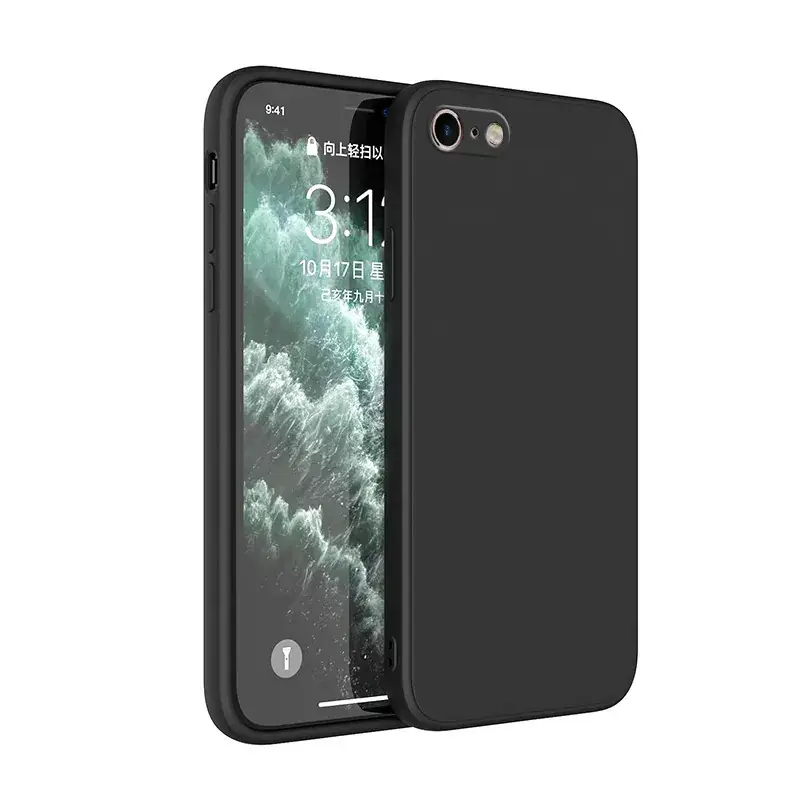 Apple 16 Mobile Phone Case Liquid Silicone Straight Edge 17P - Image 14