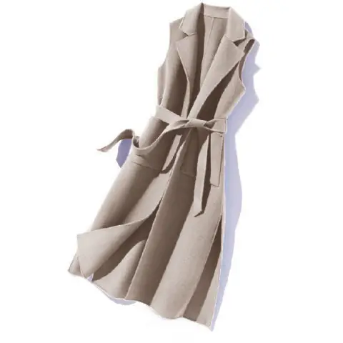 2022 Korean Style Sleeveless Polo Collar Vest Jacket Fat Waist