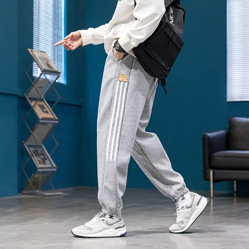 Men's Grey Sweatpants for Spring Autumn 13 Teenagers - Image 11