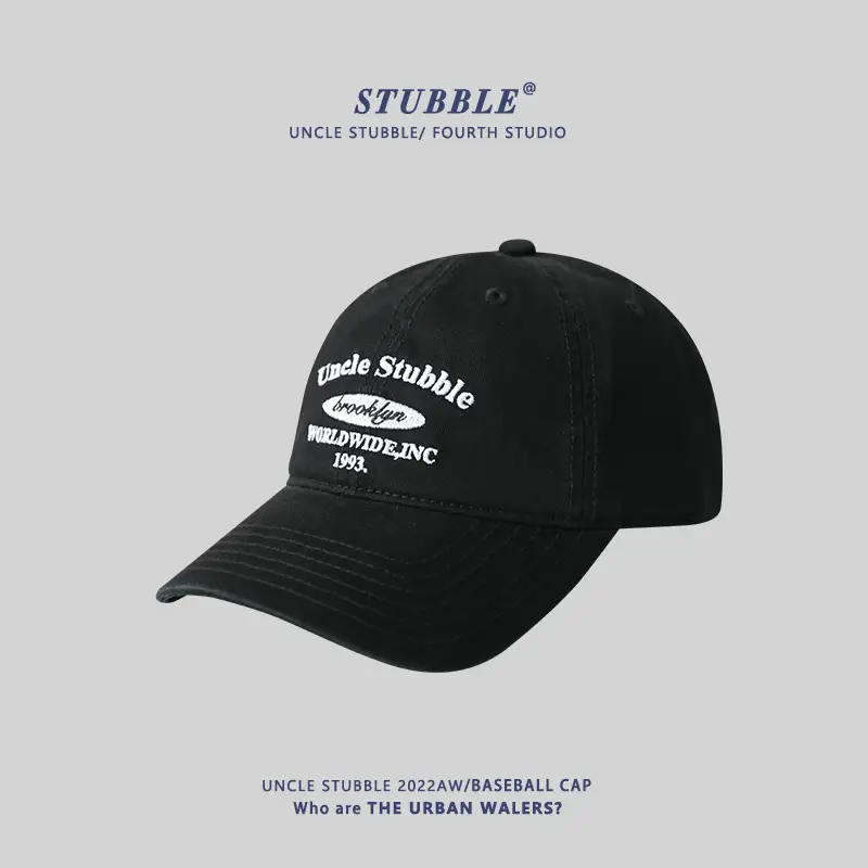 Stubble Uncelebrated Green Embroidered Baseball Cap Men Women