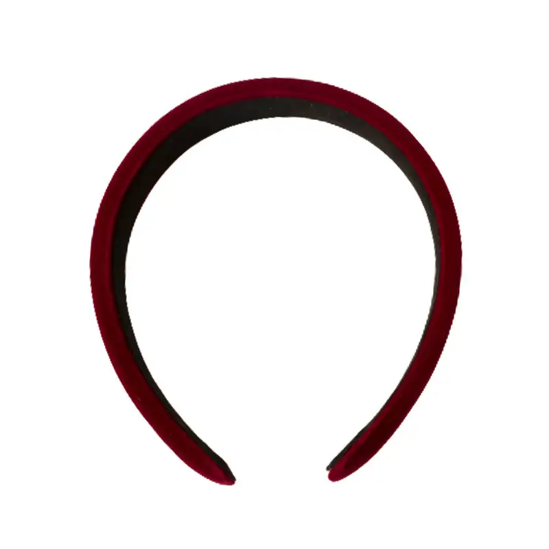 Black Velvet Hairband for Women Wholesale - Image 7