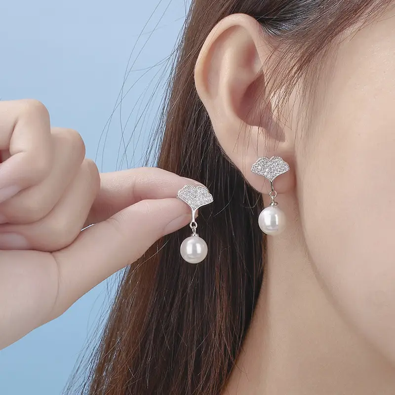 Pearl & Diamond Earrings for Women