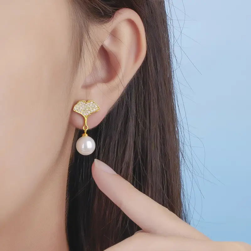 Pearl & Diamond Earrings for Women