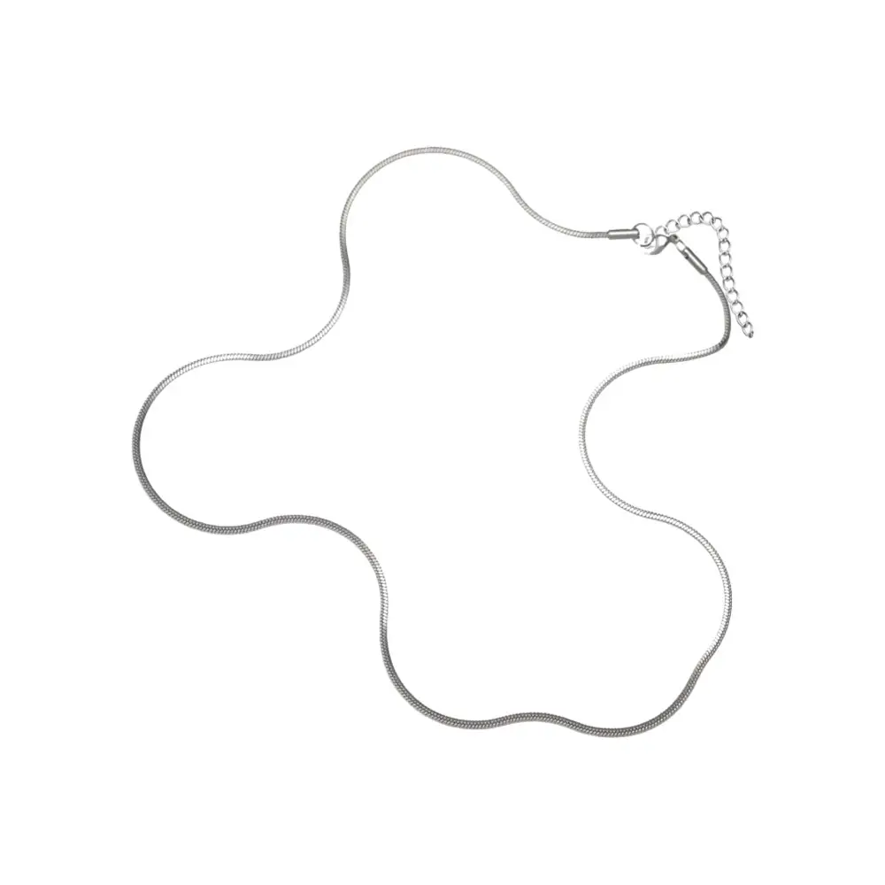 18K Gold Plated Snake Bone Necklace for Women - Image 6