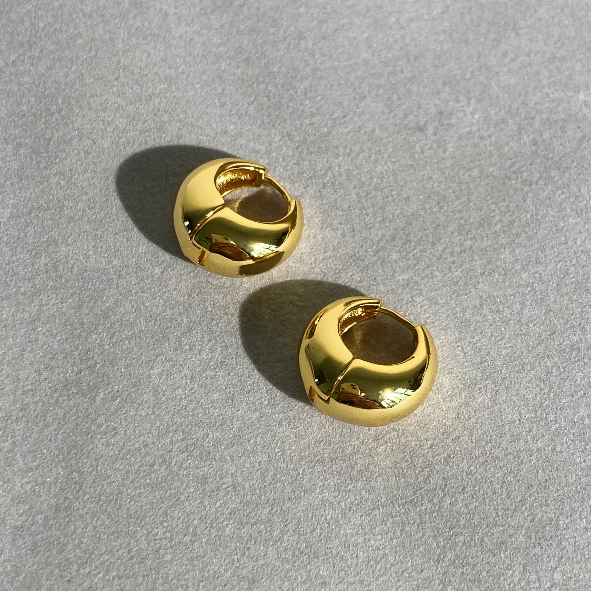 Copper Plated Ear Buckle Women's Ring Earrings - Image 4