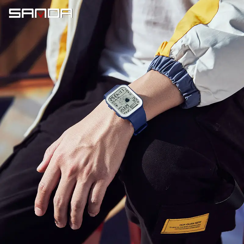 Sanda Astronaut Series 100 Calorie Electronic Watch for Men - Image 8