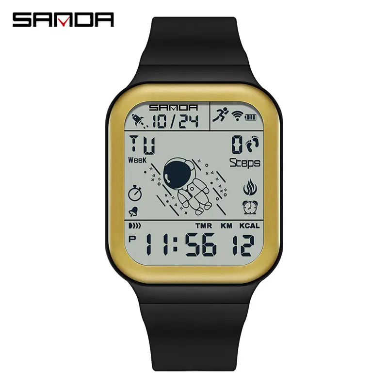 Sanda Astronaut Series 100 Calorie Electronic Watch for Men - Image 3
