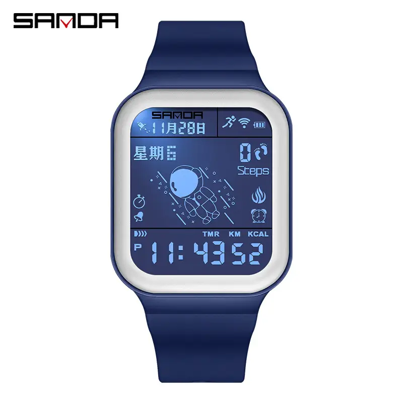 Sanda Astronaut Series 100 Calorie Electronic Watch for Men - Image 5