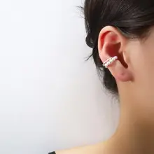 Moonstone Butterfly Ear Clip with Chain — feature 16