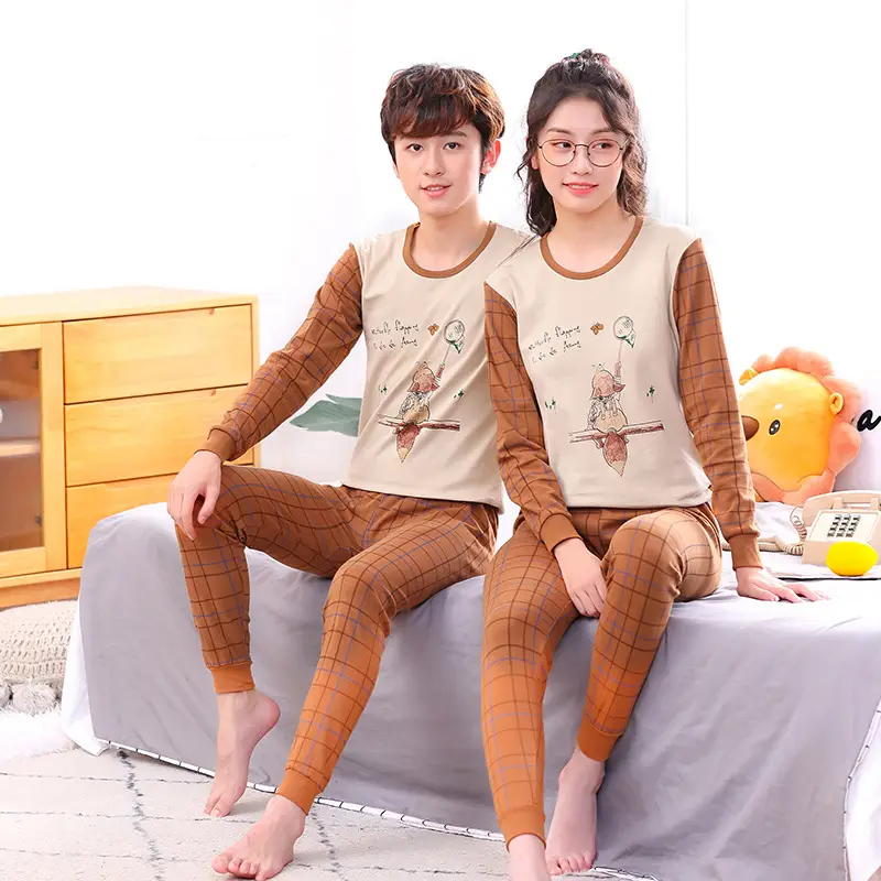 Children's Pure Cotton Soccer Print Pajama Set Grey - Image 18