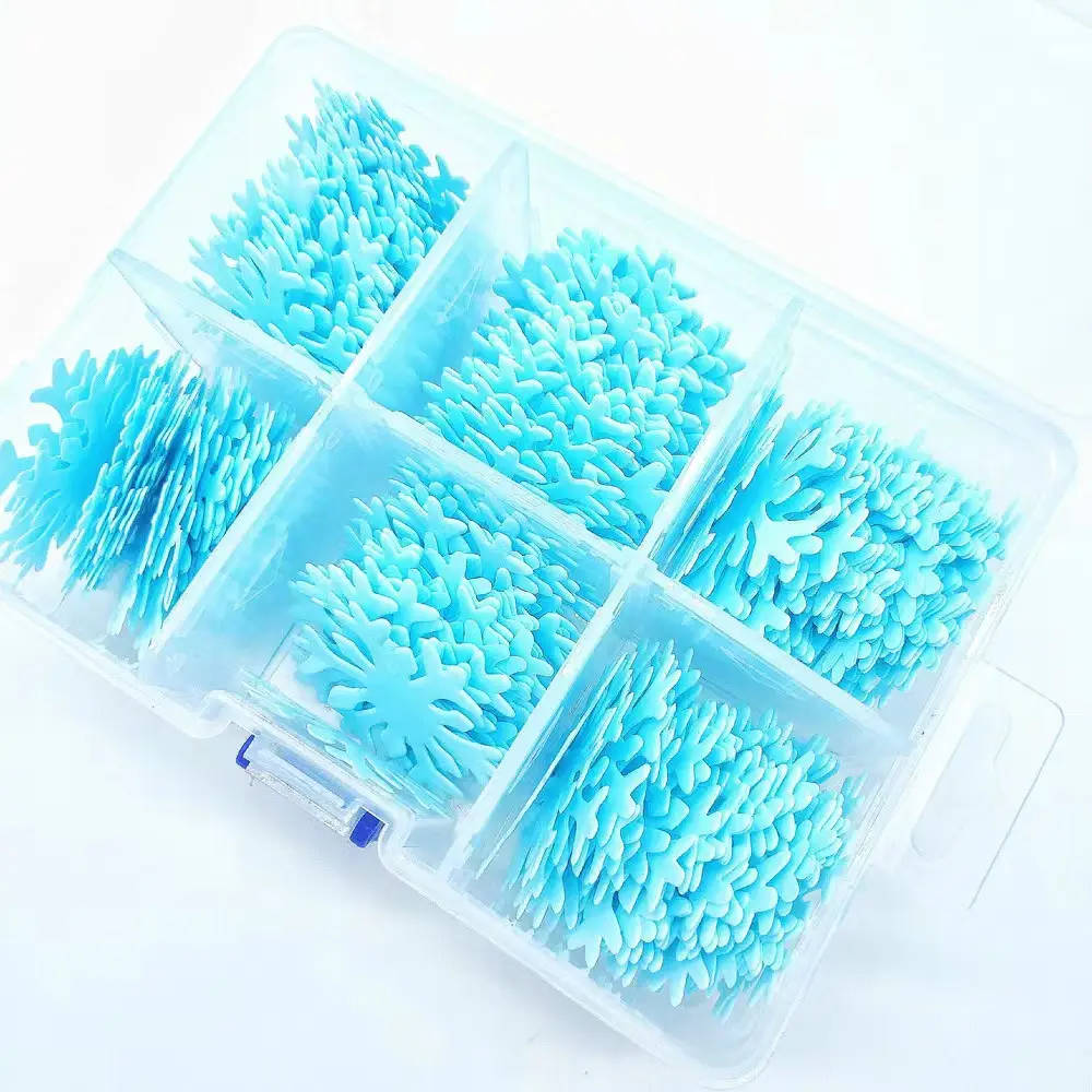 Blue Sticky Rice Paper Banknotes Coins Butterfly Flowers Mahjong Snowflakes - Image 3