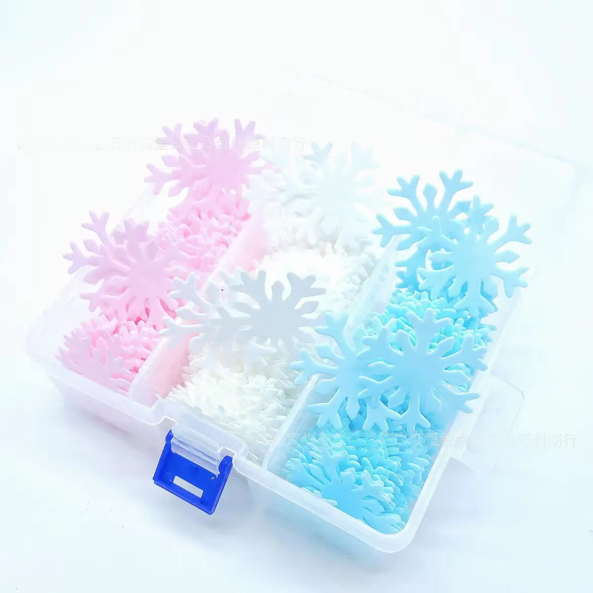 Blue Sticky Rice Paper Banknotes Coins Butterfly Flowers Mahjong Snowflakes - Image 5