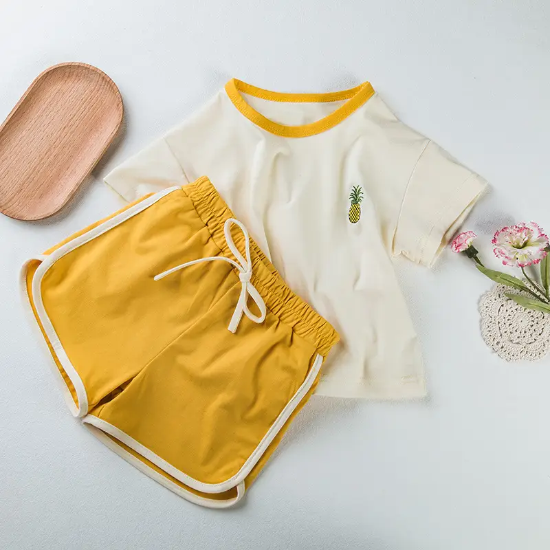 2025 Korean Style Girls Suit Embroidered Shorts Set - Image 7
