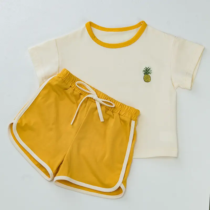 2025 Korean Style Girls Suit Embroidered Shorts Set - Image 3