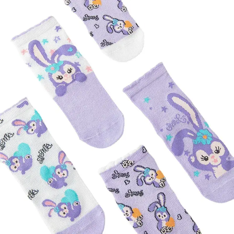 Women's Star Princess Socks Large Spring Summer - Image 16