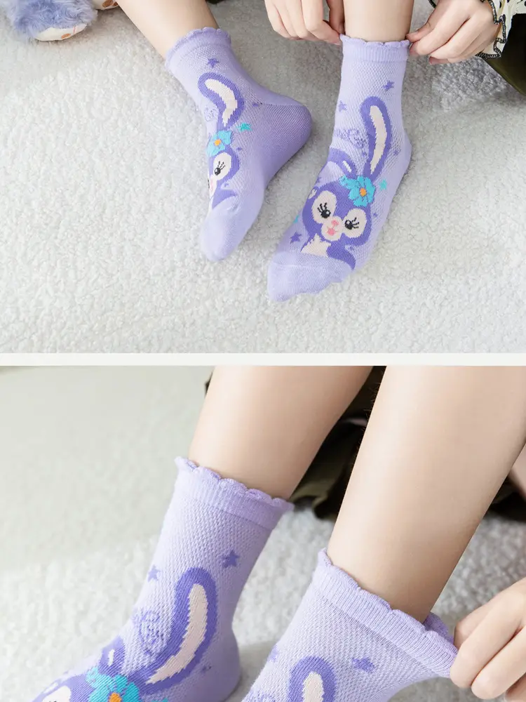Women's Star Princess Socks Large Spring Summer — feature 5
