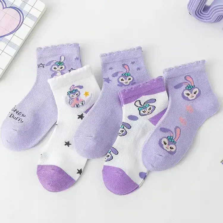 Women's Star Princess Socks Large Spring Summer - Image 4