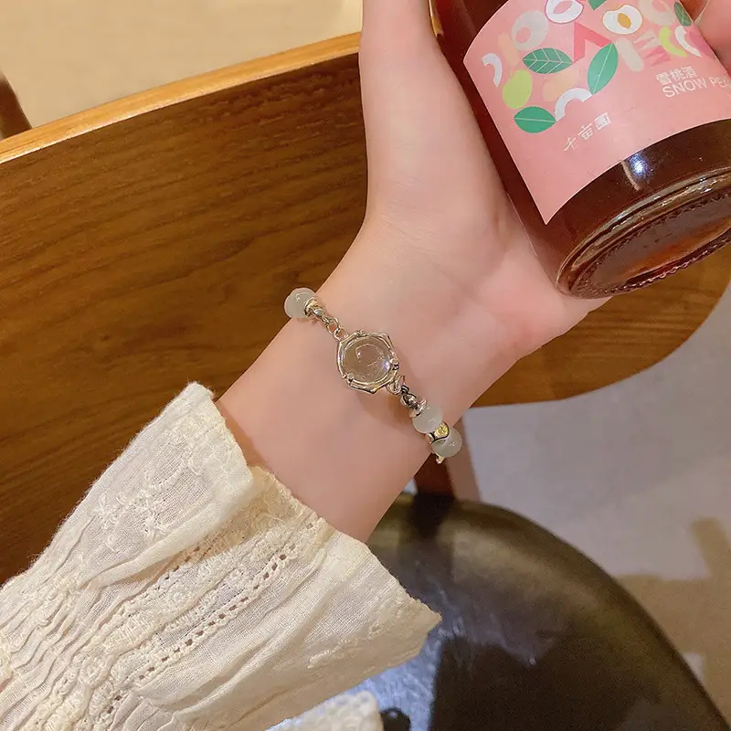 New Chinese Crystal Pearl Bracelet Women's Ins Style 2025 - Image 11