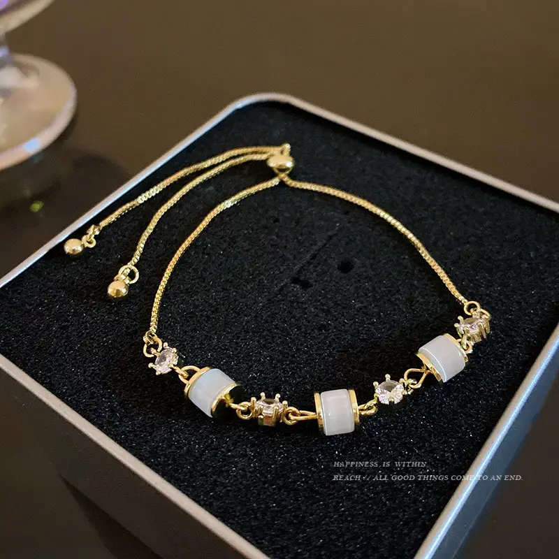 New Chinese Crystal Pearl Bracelet Women's Ins Style 2025 — feature 15
