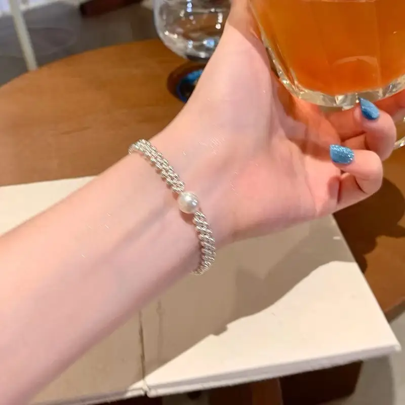 New Chinese Crystal Pearl Bracelet Women's Ins Style 2025 - Image 4