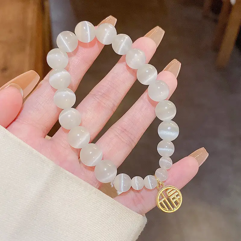 New Chinese Crystal Pearl Bracelet Women's Ins Style 2025 - Image 8