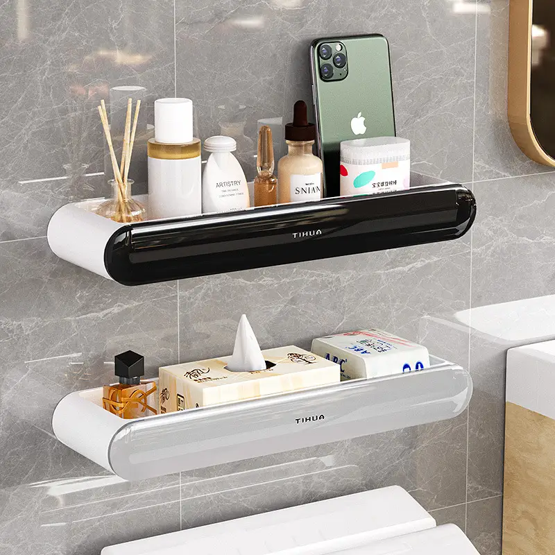 Toilet Storage Rack Above Bathroom Wall - Image 4