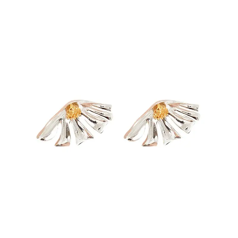 S925 Silver Needle Sunflower Earrings for Women - Image 5