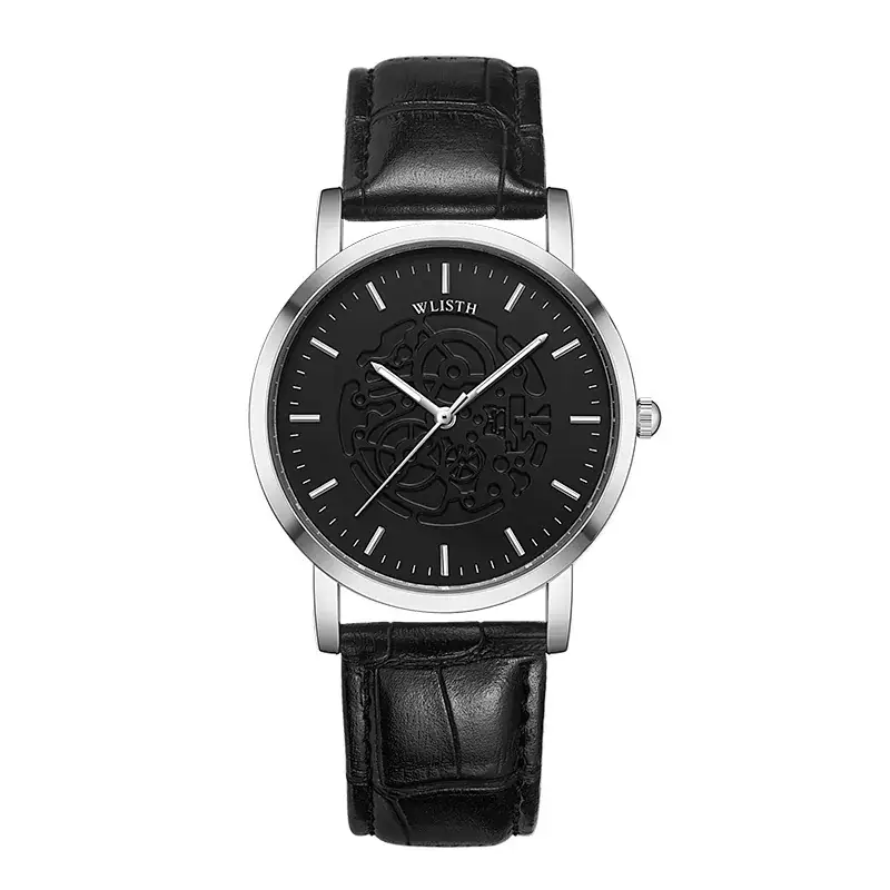 Walis Classic Rose Gold Couple Watch with Skeleton Dial - Image 11