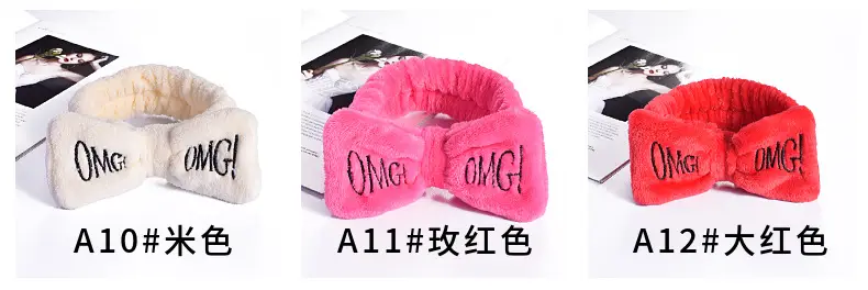 Cute Flannel OMG Hair Band for Girls — feature 12