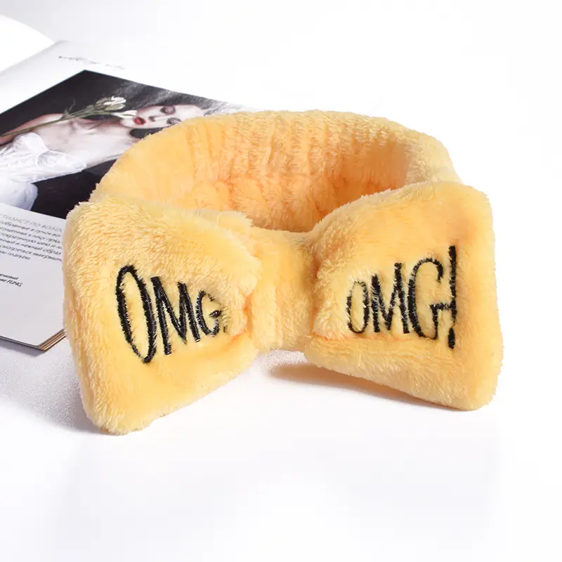 Cute Flannel OMG Hair Band for Girls - Image 8