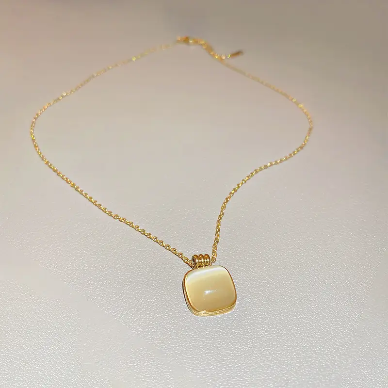 Titanium Steel Cat's Eye Necklace for Women — feature 5