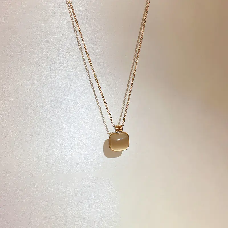 Titanium Steel Cat's Eye Necklace for Women — feature 7