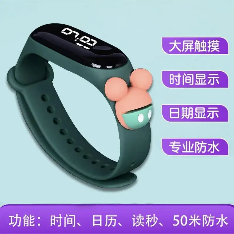 Kids Digital Watch Waterproof Black Korean Model - Image 10