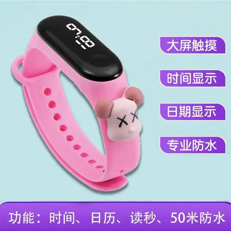 Kids Digital Watch Waterproof Black Korean Model - Image 4