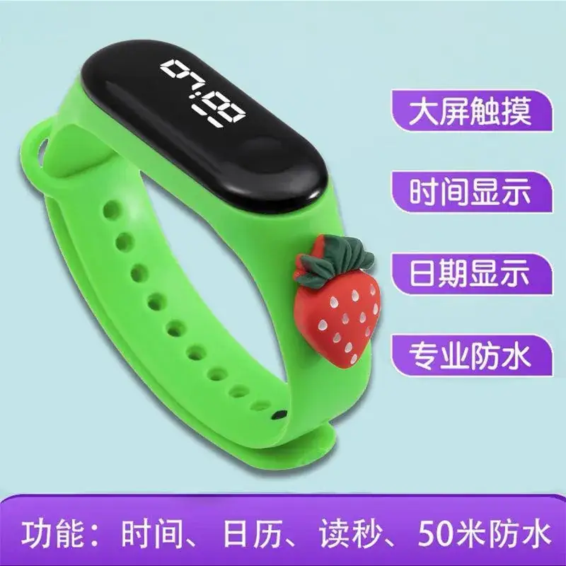 Kids Digital Watch Waterproof Black Korean Model - Image 7