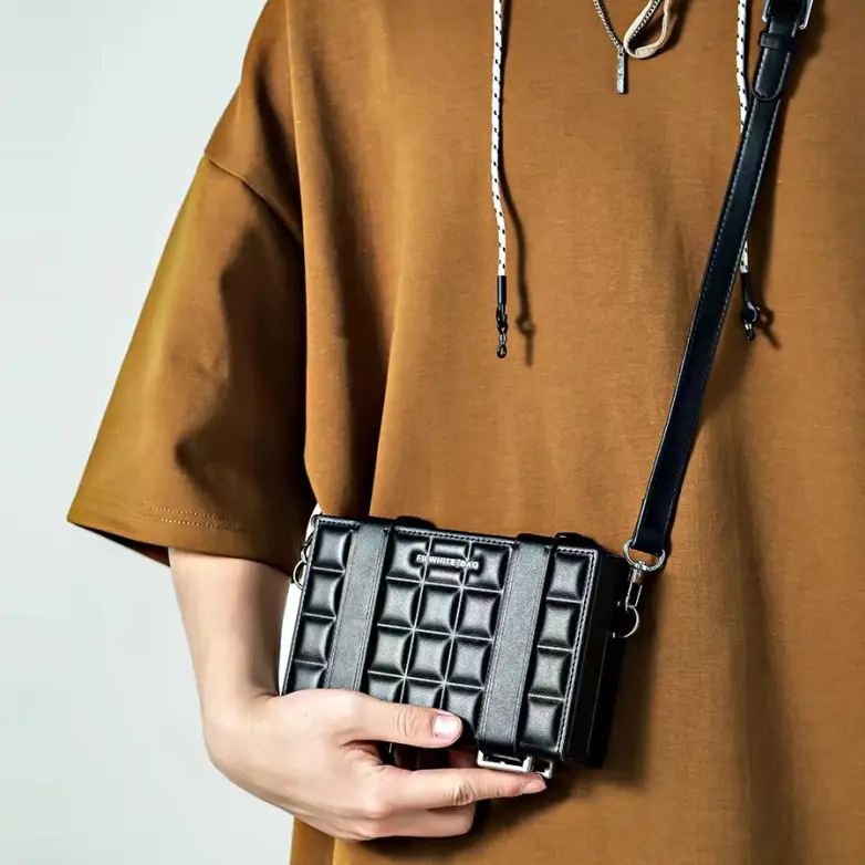 2023 New Diamond Square Box Bag for Men Women