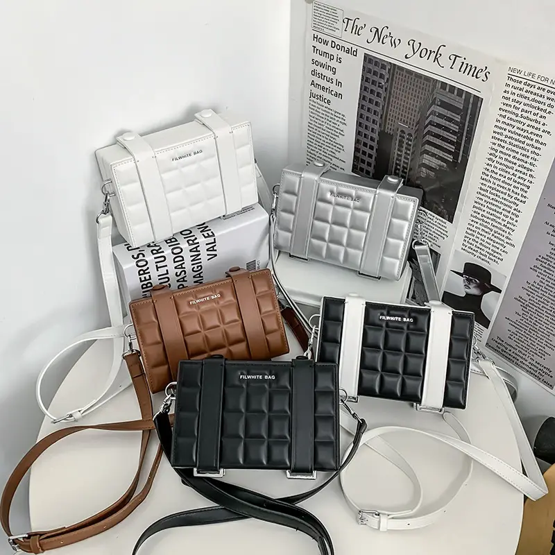 2023 New Diamond Square Box Bag for Men Women