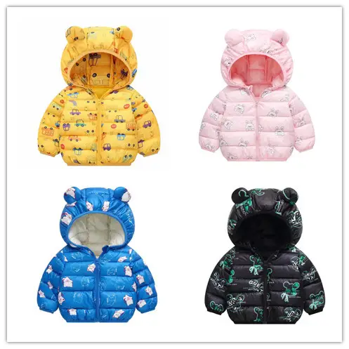 Baby Hooded Padded Winter Jacket Navy Blue Kids - Image 11