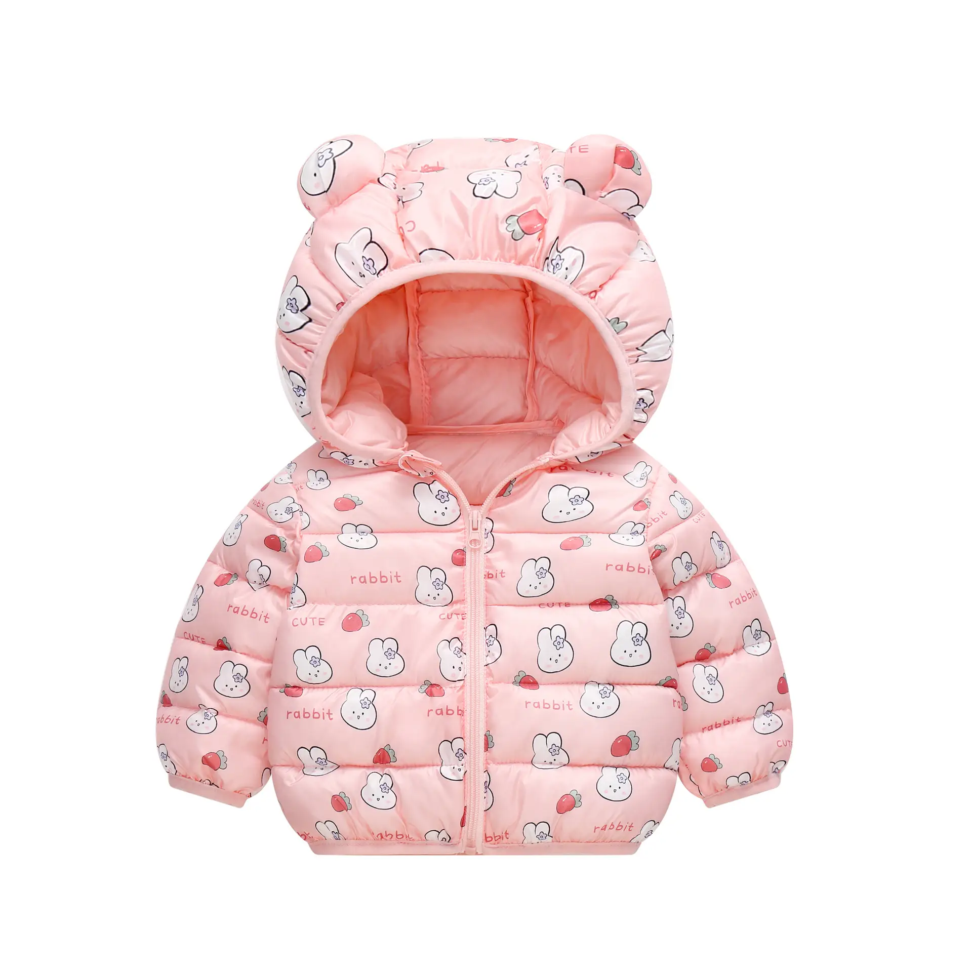 Baby Hooded Padded Winter Jacket Navy Blue Kids - Image 3