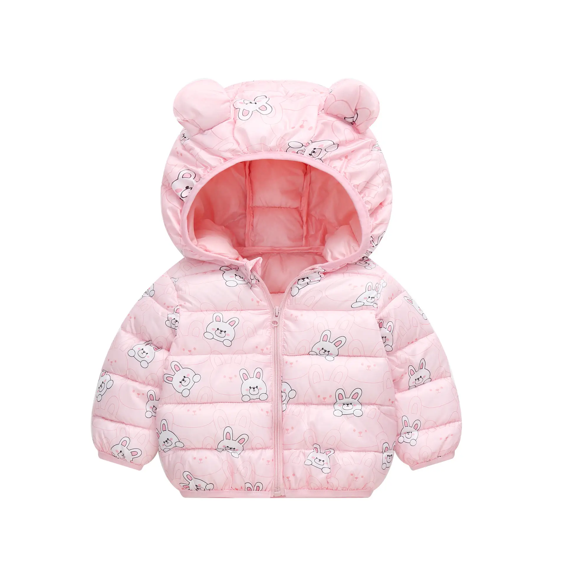 Baby Hooded Padded Winter Jacket Navy Blue Kids - Image 8