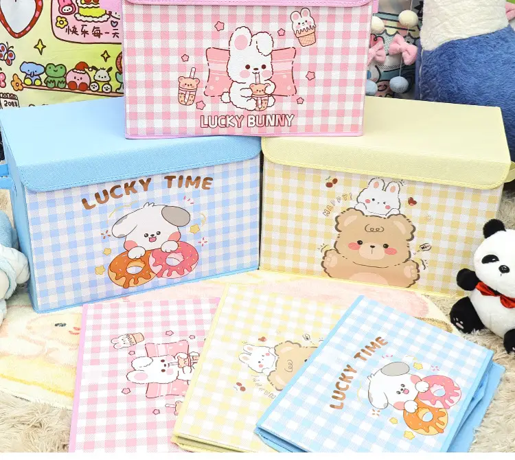 Lucky Time Cartoon Storage Boxes for Home Organization — feature 7