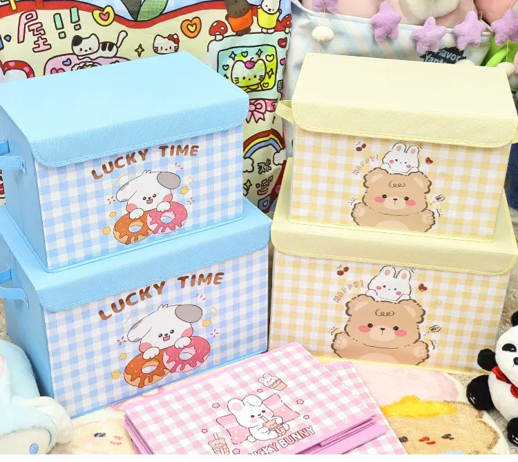 Lucky Time Cartoon Storage Boxes for Home Organization — feature 8