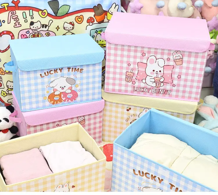 Lucky Time Cartoon Storage Boxes for Home Organization — feature 9