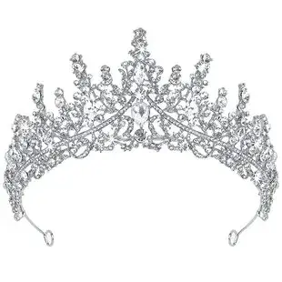 Gold Rhinestone Bridal Crown for Women — feature 15