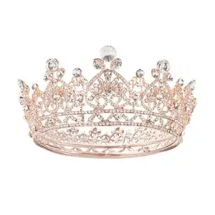 Gold Rhinestone Bridal Crown for Women — feature 7
