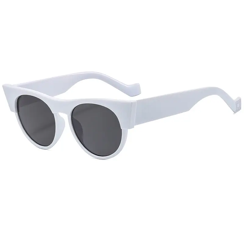 Women's Round Cat's Eye Sunglasses Gold Frame All-Match - Image 10