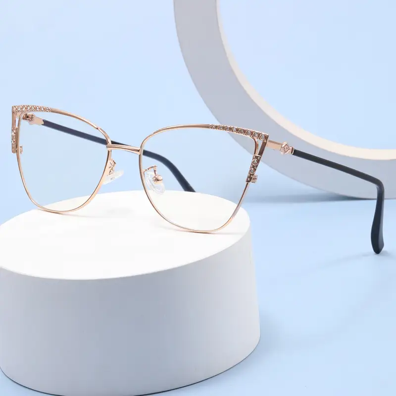 2025 Metal Eyeglasses Frame Myopia Glasses Unisex Wholesale - Image 2