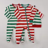 Red Cotton Long-Sleeved Pajamas for Kids — feature 10