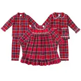 Red Cotton Long-Sleeved Pajamas for Kids — feature 7