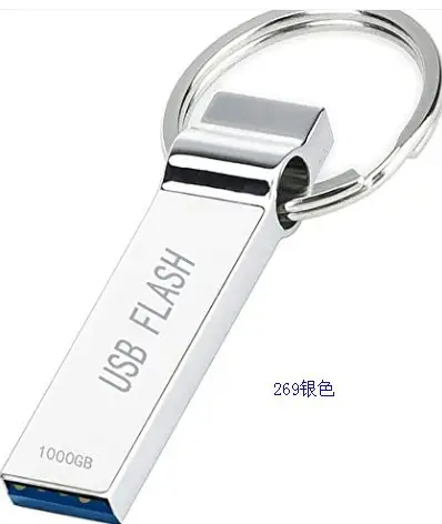 Silver Card U Disk 8G 16G 32G 128G 512G 1TB 2TB